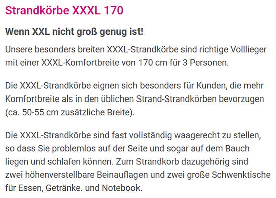 Strandkörbe günstig aus Jesteburg