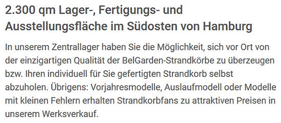 Strandkörbe mit Klapptisch aus Jesteburg
