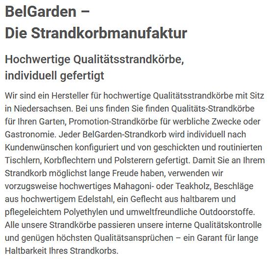 Strandkörbe zum Liegen in Jesteburg